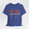 Dark Slate Blue Chicago Football Club T-Shirt — Soldier Field Vintage Athletic Tee