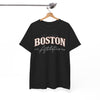 White Smoke Boston Athletics Tee — Vintage Collegiate T‑Shirt