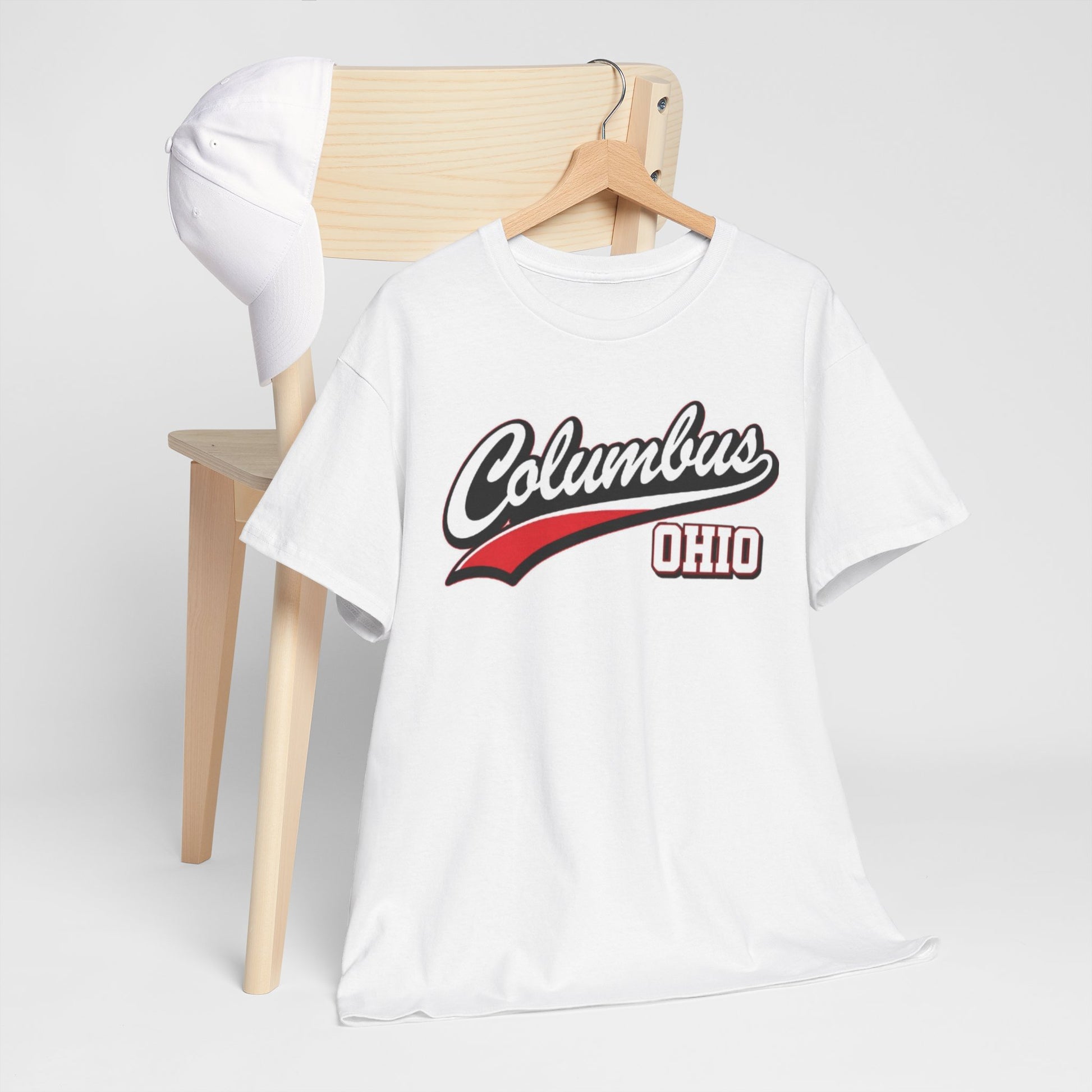 Lavender Columbus Ohio Vintage Script T-Shirt