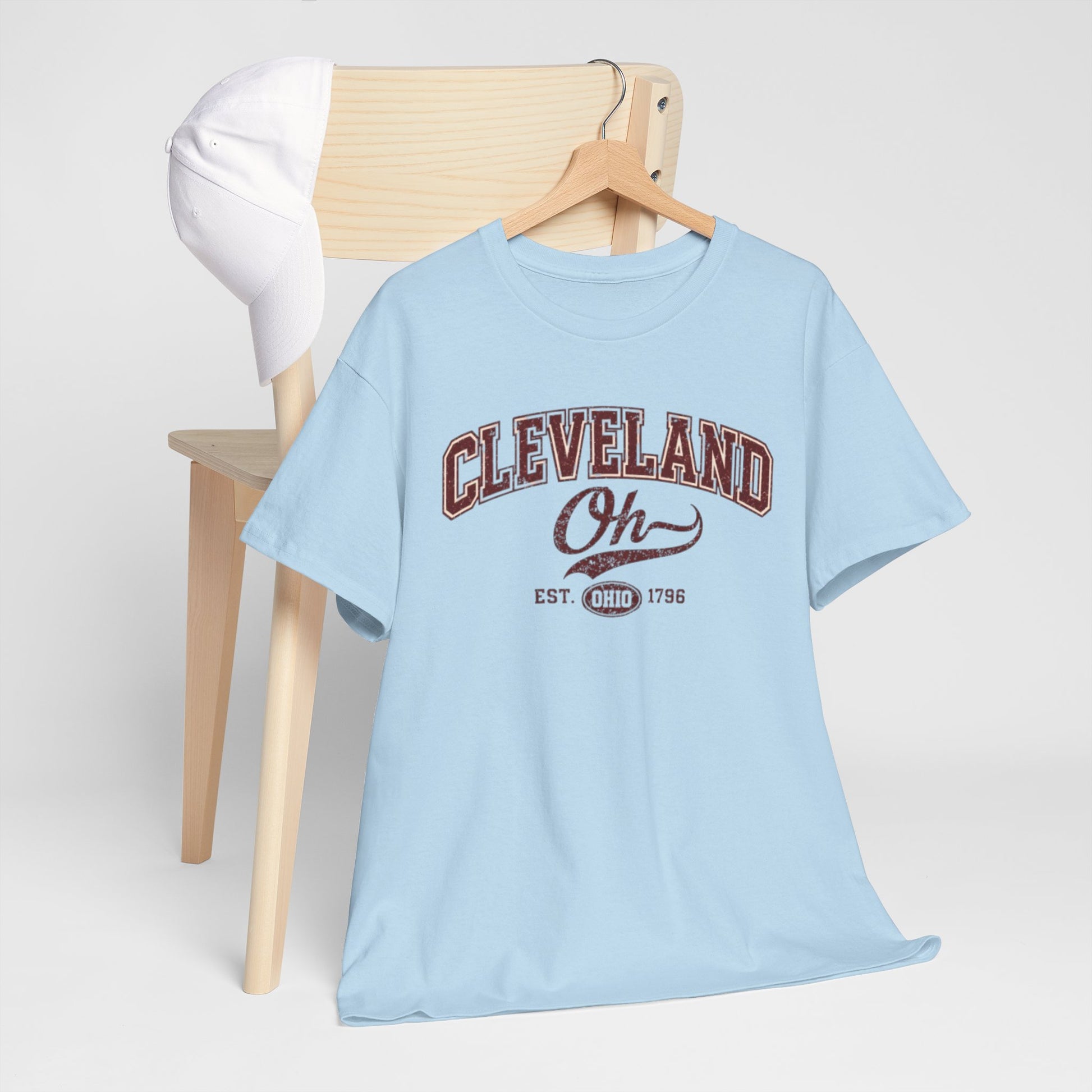Cleveland Ohio Vintage Script T-Shirt — Retro City Tee streetwear fashion product image 9