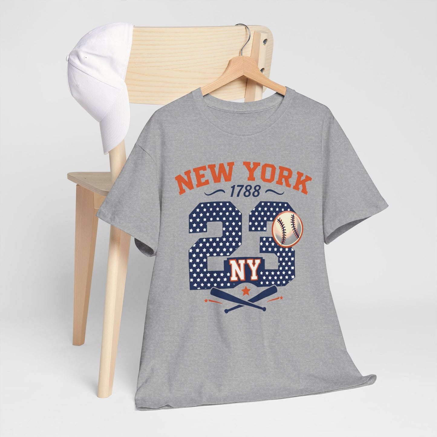 Baseball New York 23 T-Shirt — Retro NY Baseball Tee