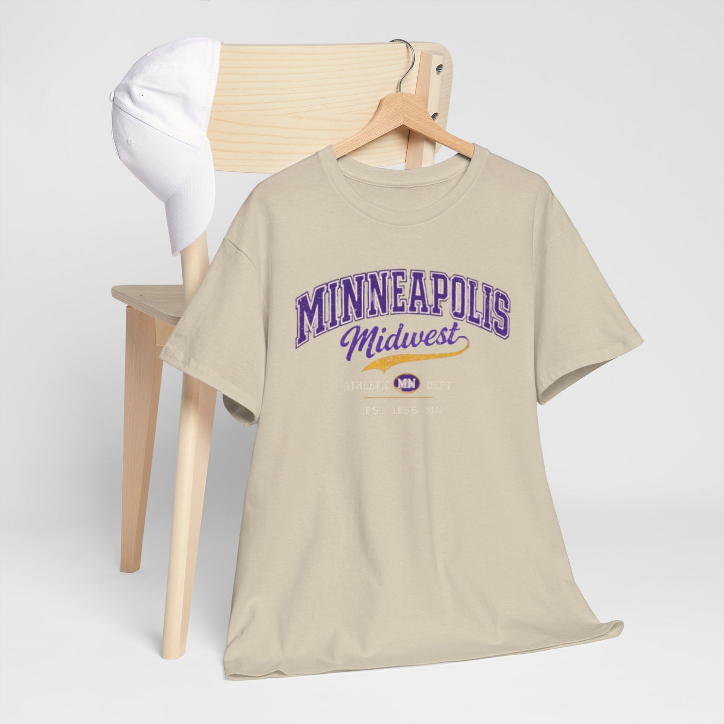 Minneapolis Midwest Athletic Tee — 'Minneapolis Midwest' Vintage Collegiate Graphic T-Shirt