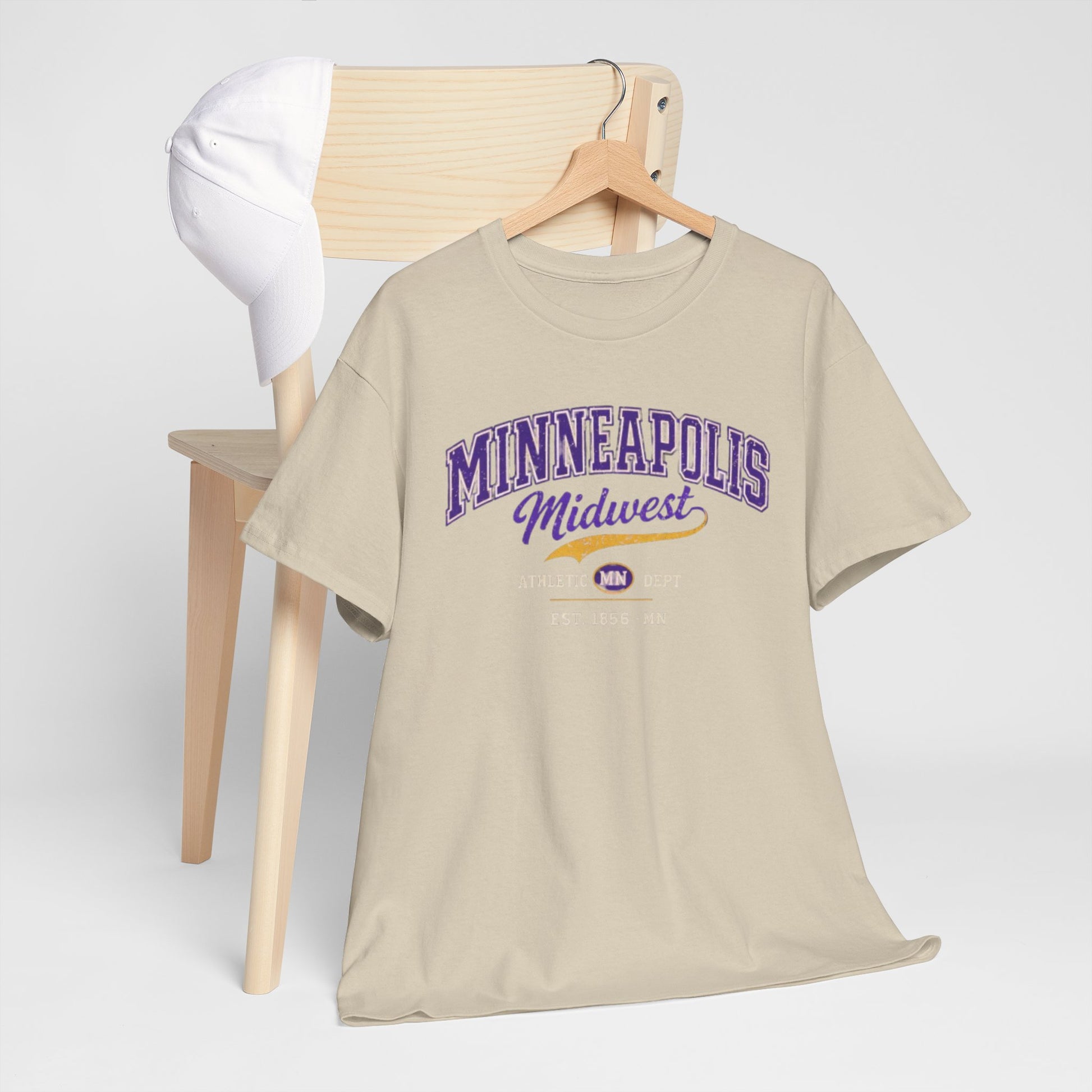 Minneapolis Midwest Athletic Tee — 'Minneapolis Midwest' Vintage Collegiate Graphic T-Shirt streetwear fashion product image 9