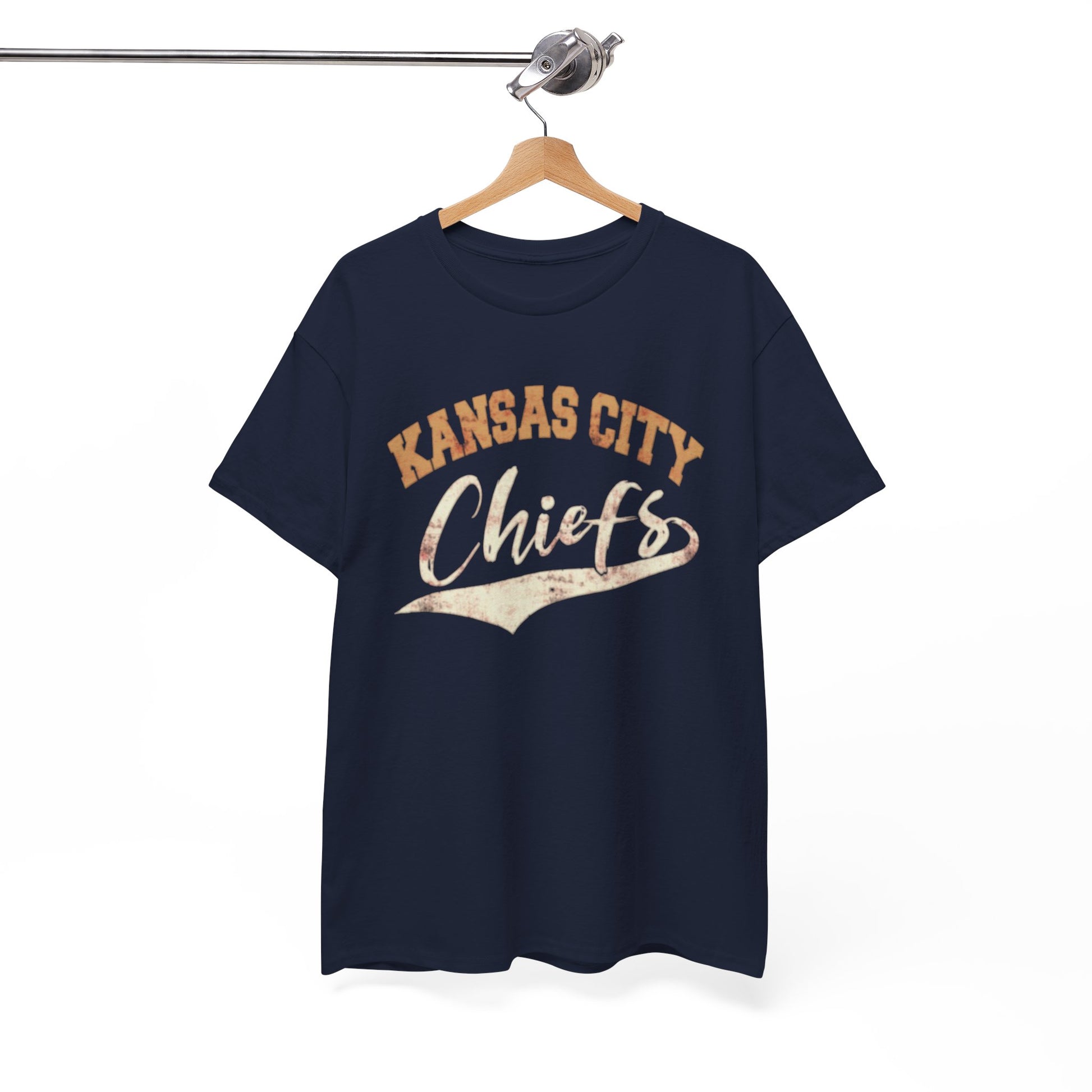 Kansas City Chiefs Vintage Script T-Shirt – fan gear, game day outfit, image 1.0