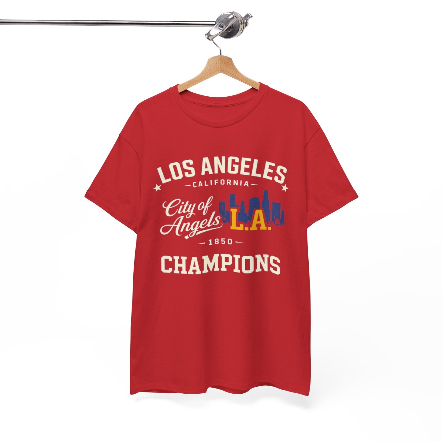 White Smoke Los Angeles City of Angels L.A. Champions T-Shirt