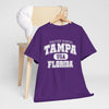 Lavender Tampa Florida USA Retro Athletic T-Shirt