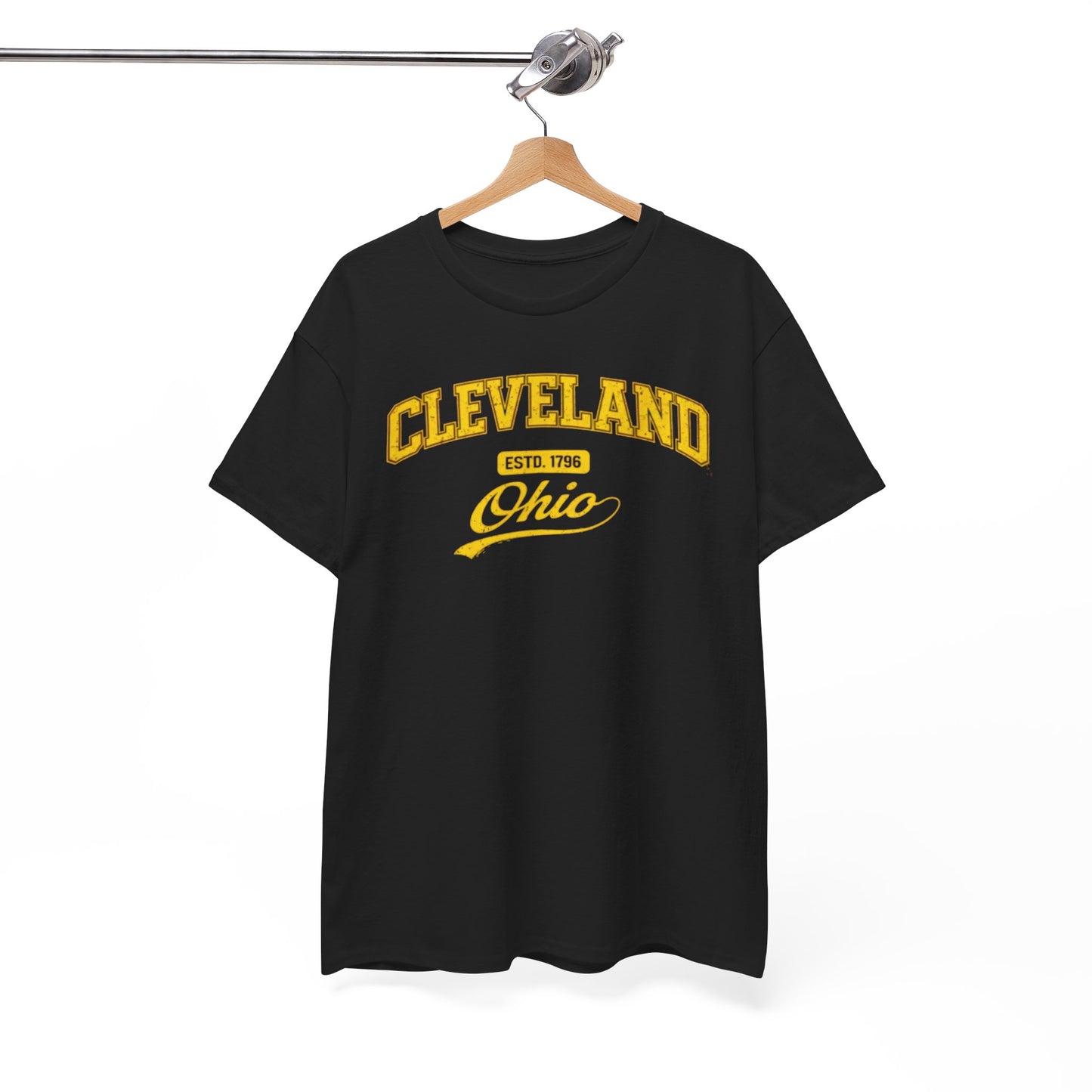 Cleveland Ohio Vintage Script Tee — Retro T-Shirt