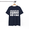 White Smoke Indianapolis Colts InnanaPliss Cotes Tee — Bold Text Graphic T-Shirt