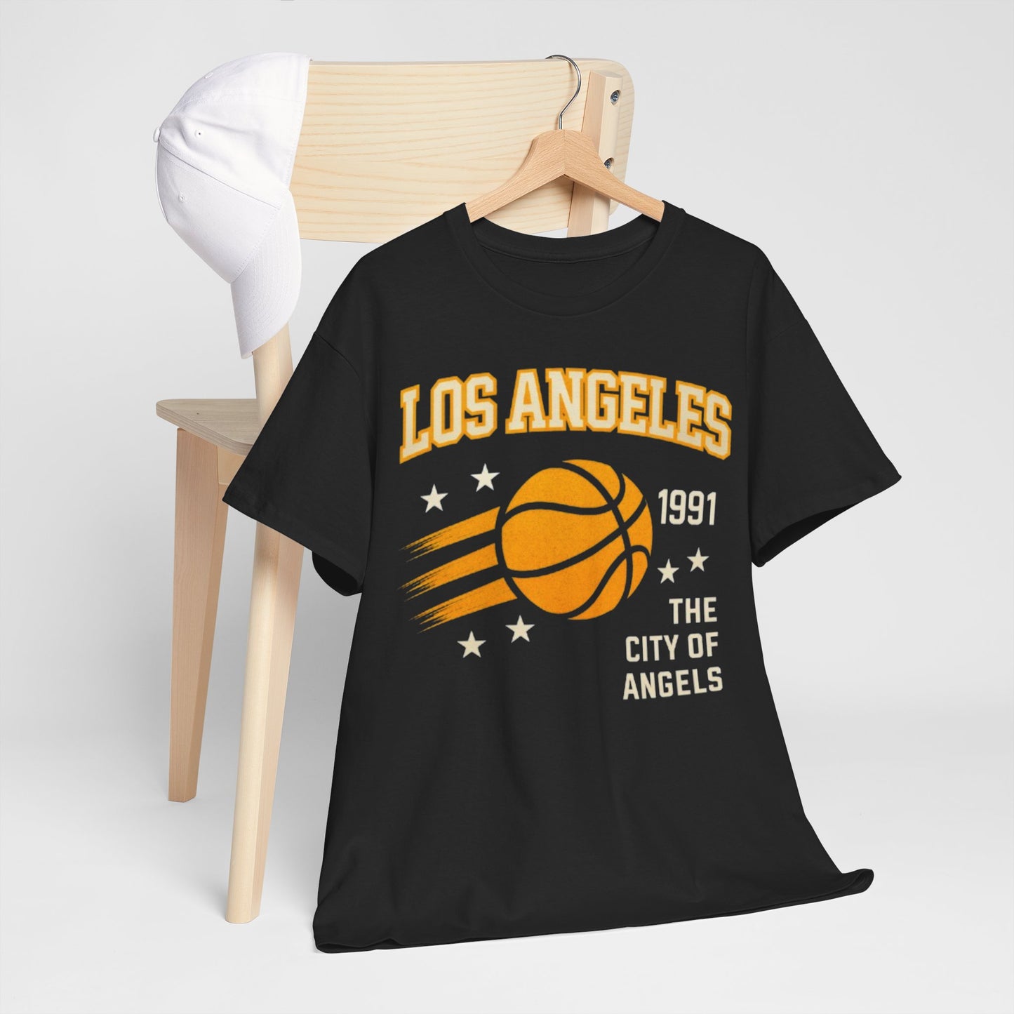 Los Angeles Basketball Tee – "The City of Angels" 1991 Vintage Basketball Shirt