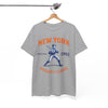 White Smoke New York Baseball League T-Shirt – Vintage Athletic Streetwear Tee