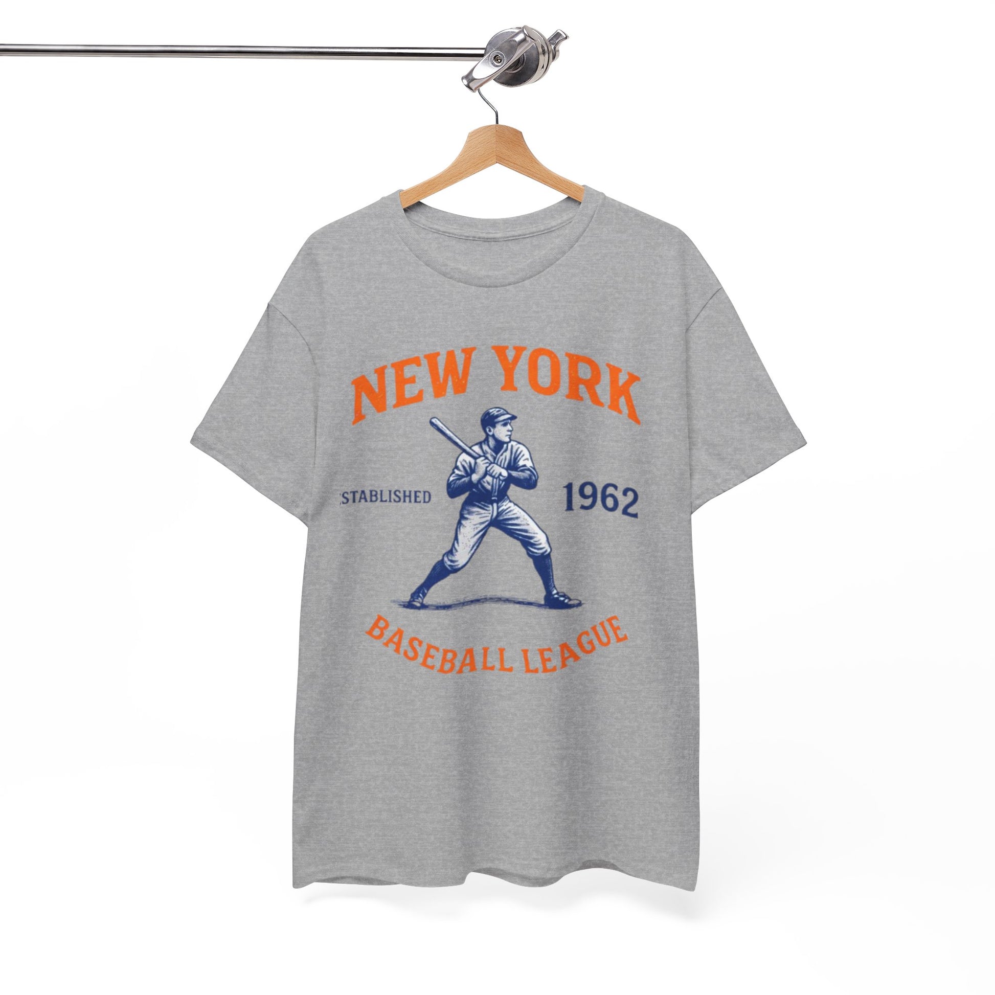 White Smoke New York Baseball League T-Shirt – Vintage Athletic Streetwear Tee
