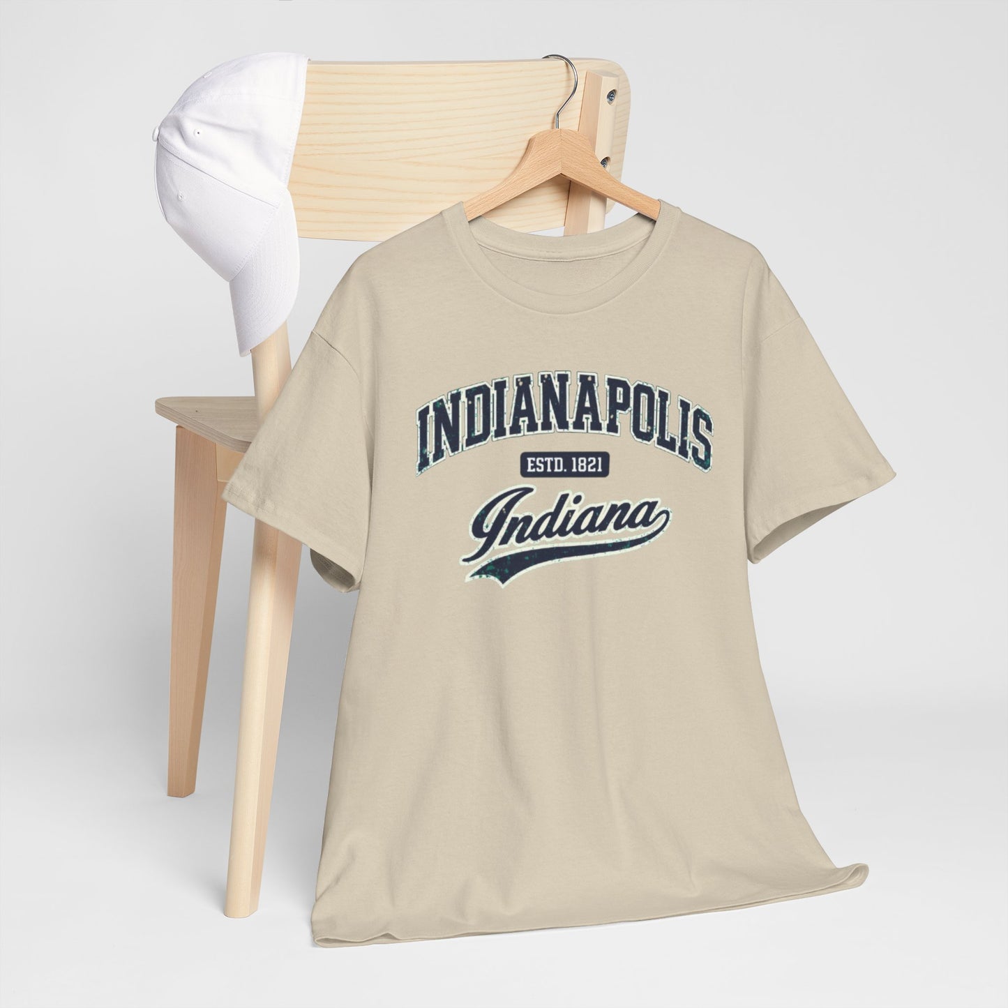 Gray Indianapolis Shirt Vintage Script Tee Indianapolis Indiana T Shirt Retro City Shirt