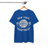 White Smoke Baseball Tee — New York Championship 1903 Vintage Sports Shirt