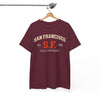 White Smoke San Francisco S.F. Vintage Baseball Tee