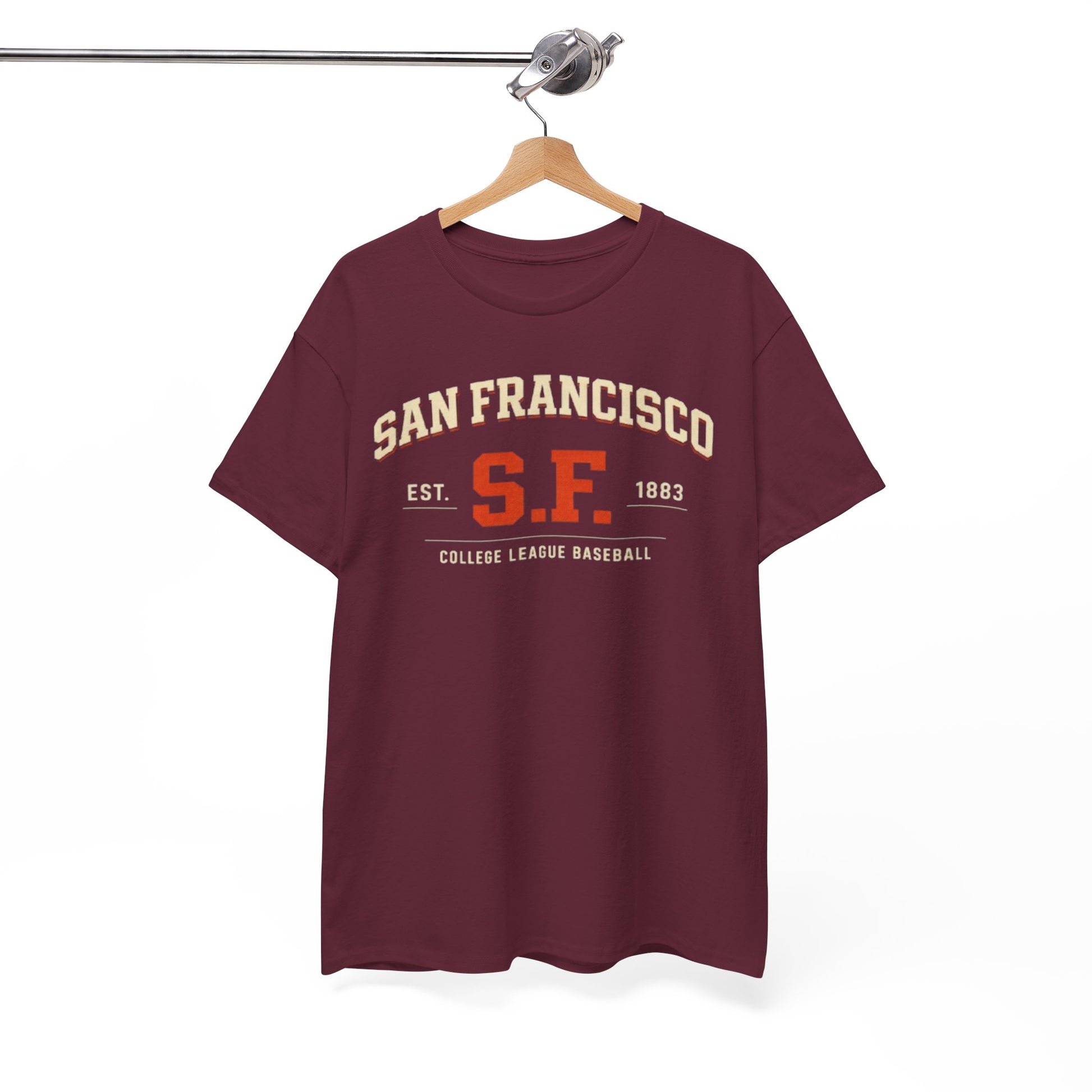 White Smoke San Francisco S.F. Vintage Baseball Tee