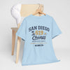 Light Blue San Diego 619 Champs T-Shirt city beach vibe tee