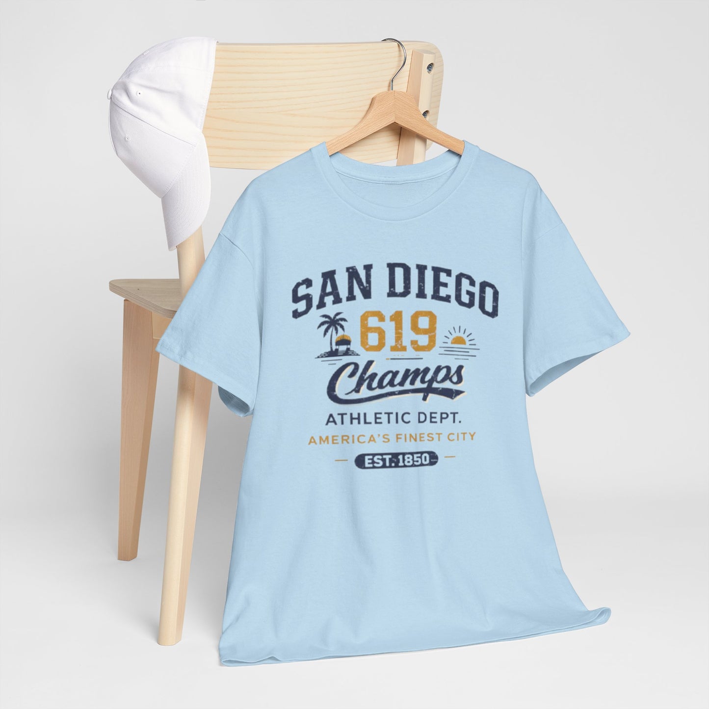 San Diego 619 Champs T-Shirt city beach vibe tee