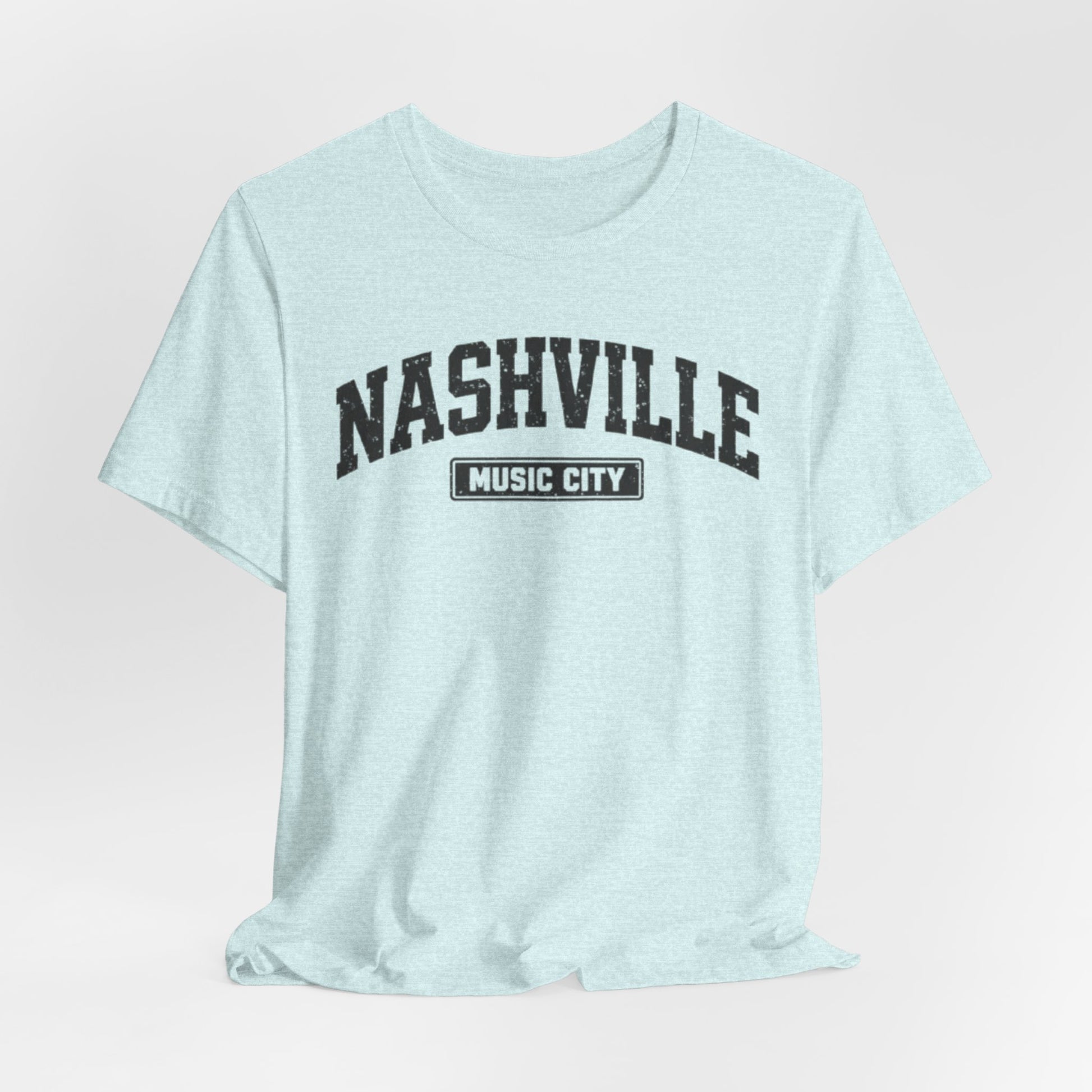 Lavender Nashville Music City Tee — Collegiate Vintage T-Shirt Vintage 90s Streetwear