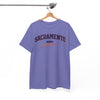 White Smoke Sacramento California Vintage Arch Tee — City  Graphic T-Shirt