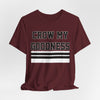 Lavender Chicago Crow My Goodness Tee — Vintage Striped Graphic T‑Shirt