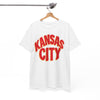 White Smoke Kansas City Retro Tee — Vintage City Graphic T-Shirt