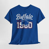 Lavender Vintage Buffalo Graphic Tee — '1980' Distressed Hometown t-shirt  retro graphic tee  collegiate distressed shirt