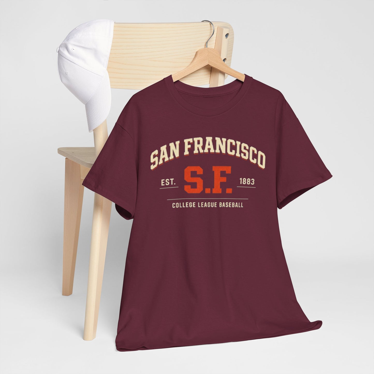 San Francisco S.F. Vintage Baseball Tee