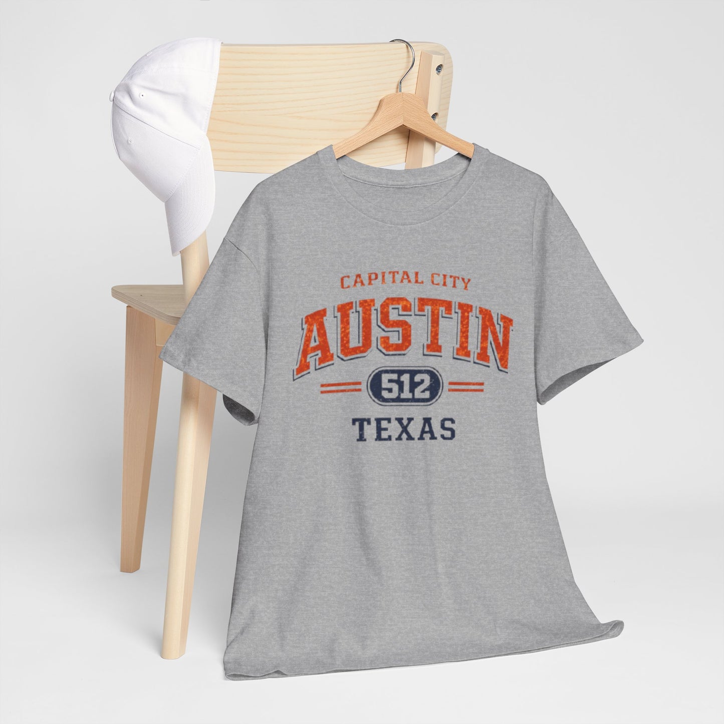 Dark Gray Austin Texas 512 Graphic T-Shirt – Capital City Vintage Varsity Streetwear Tee