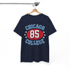 White Smoke Chicago College 85 Vintage Sports Tee