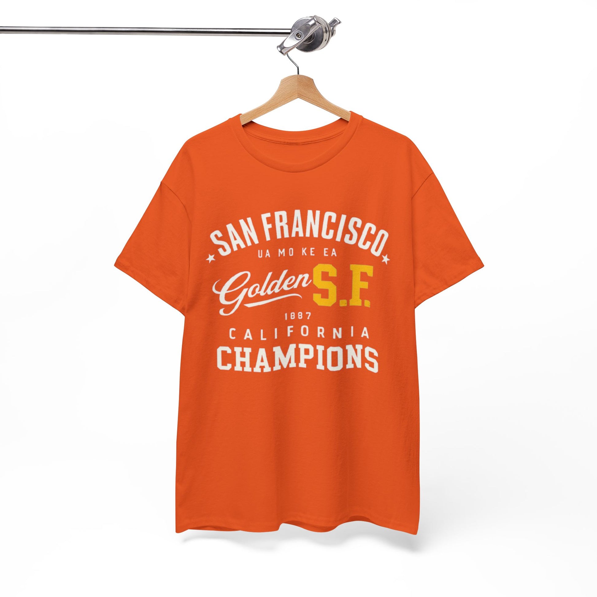 White Smoke Golden S.F. Champions San Francisco Heritage T-Shirt – California City  Tee