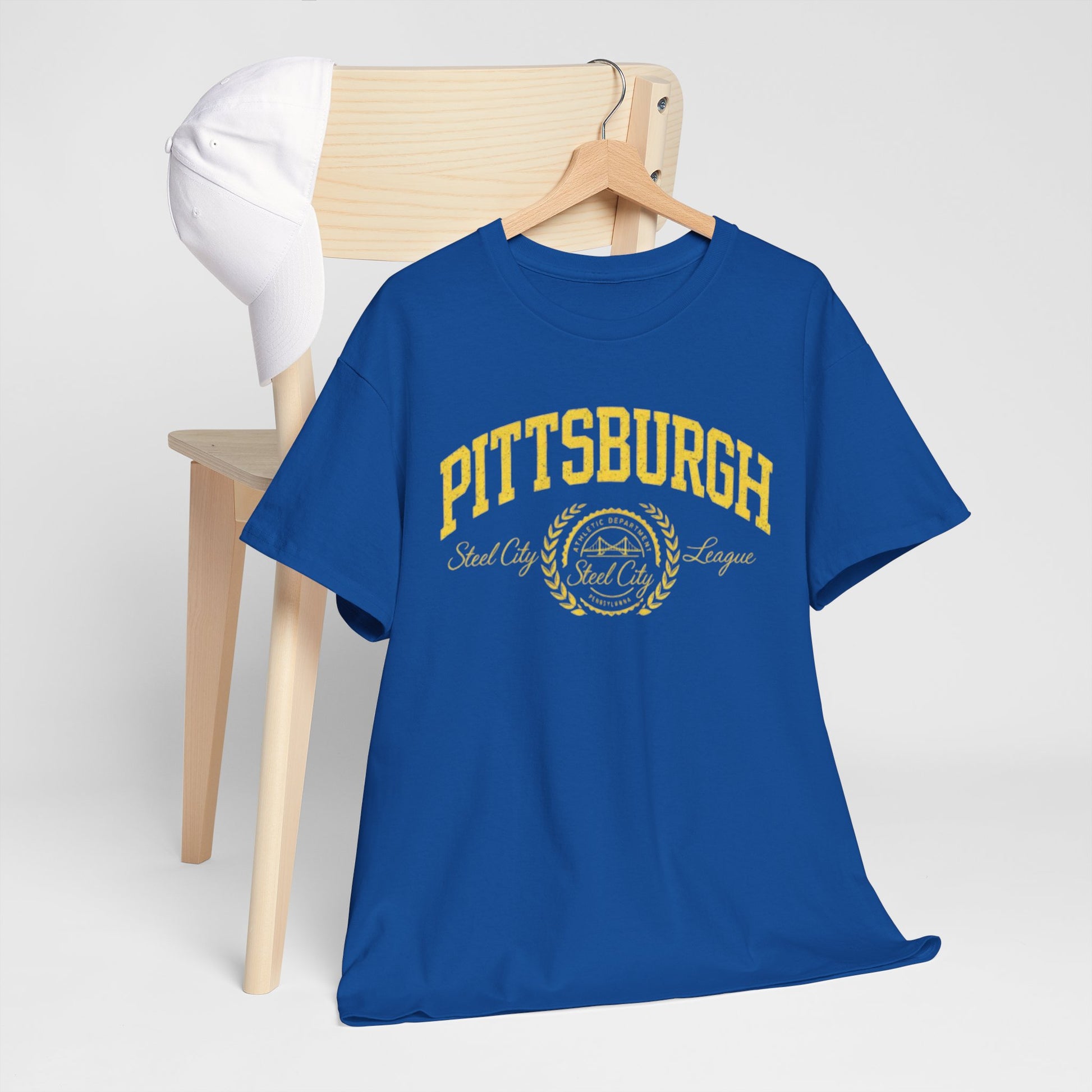 Pittsburgh Vintage Seal Tee Retro athletic and varsity layouts T-Shirt streetwear fashion product image 10