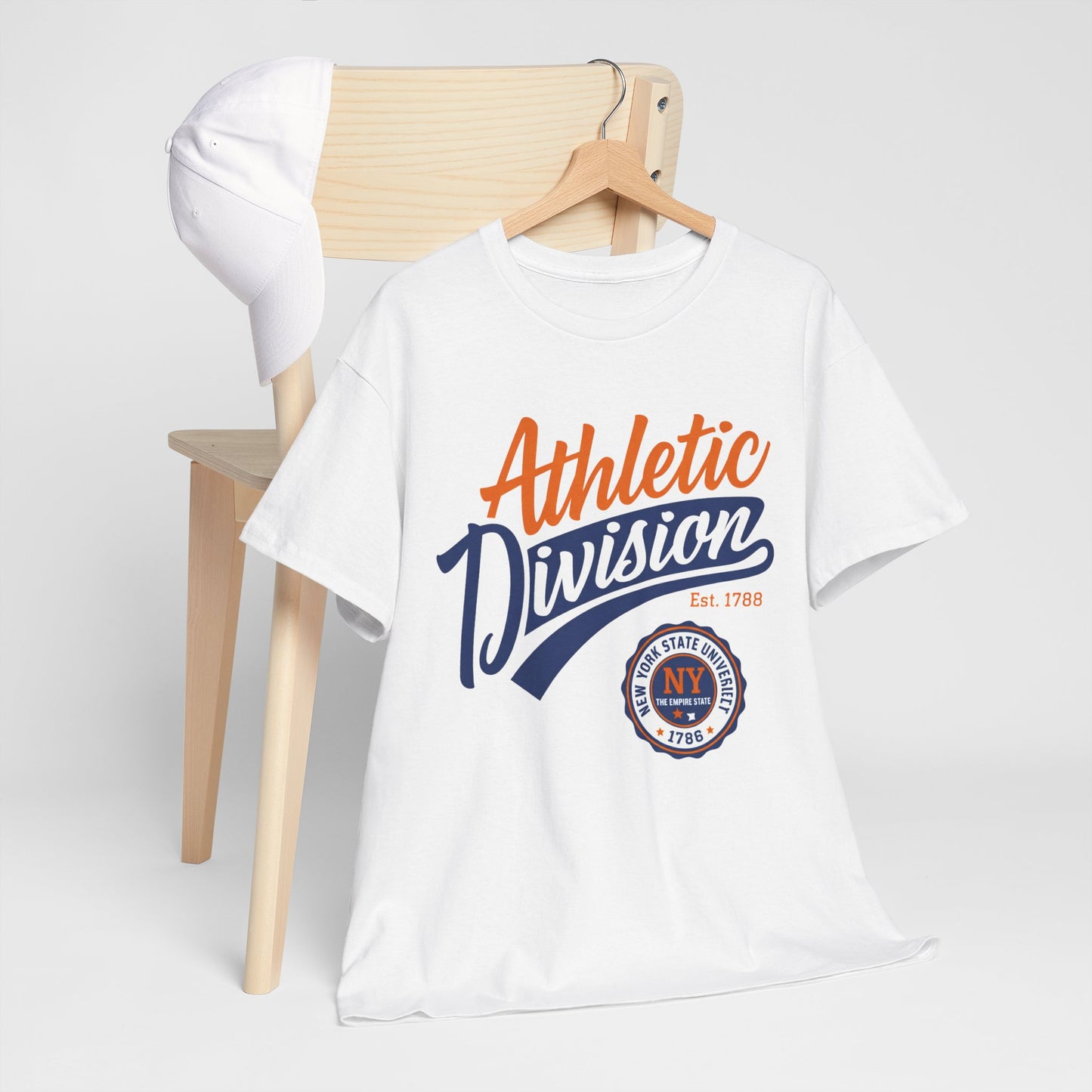 Athletic Division NY Vintage Graphic Tee collegiate style t-shirt
