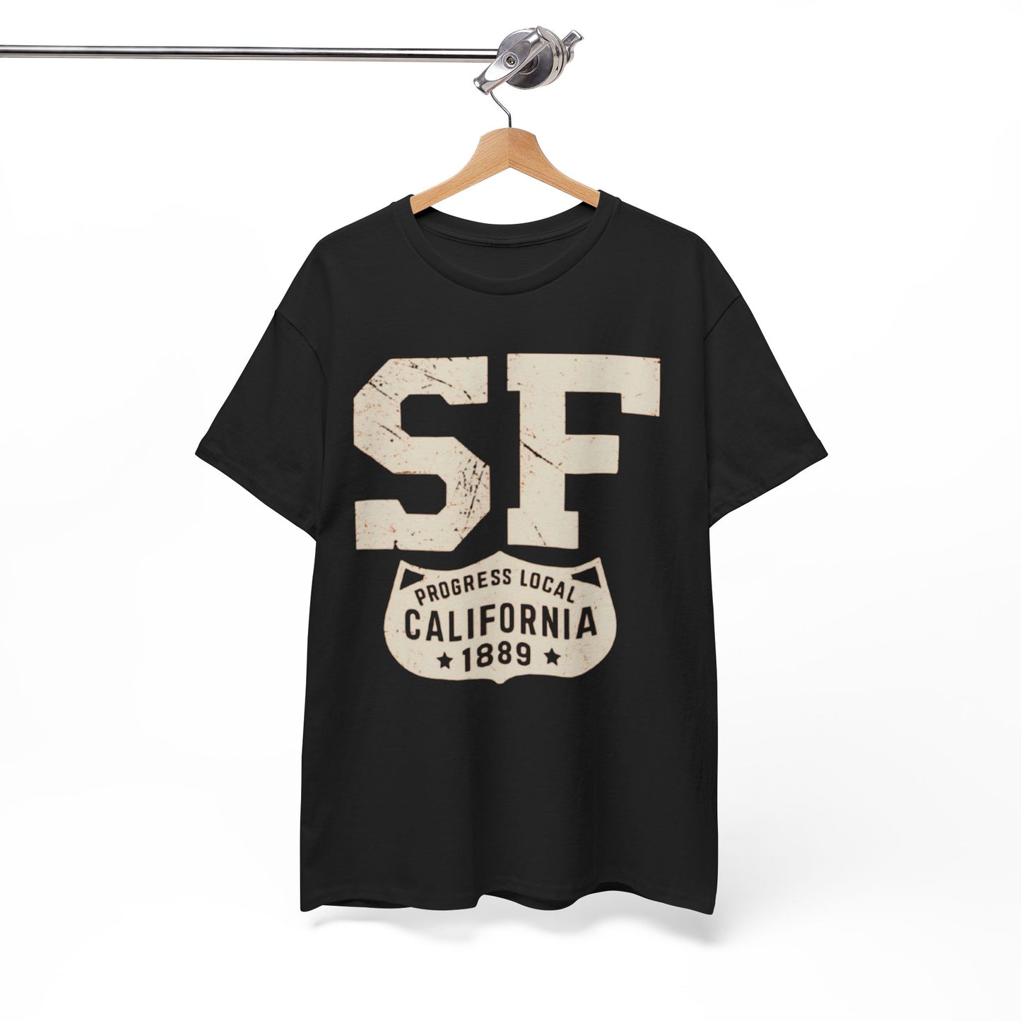 White Smoke San Francisco SF Vintage City T-Shirt – California Local Heritage Streetwear