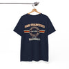 White Smoke San Francisco Bay Area Baseball Tee – Vintage Team Logo Shirt