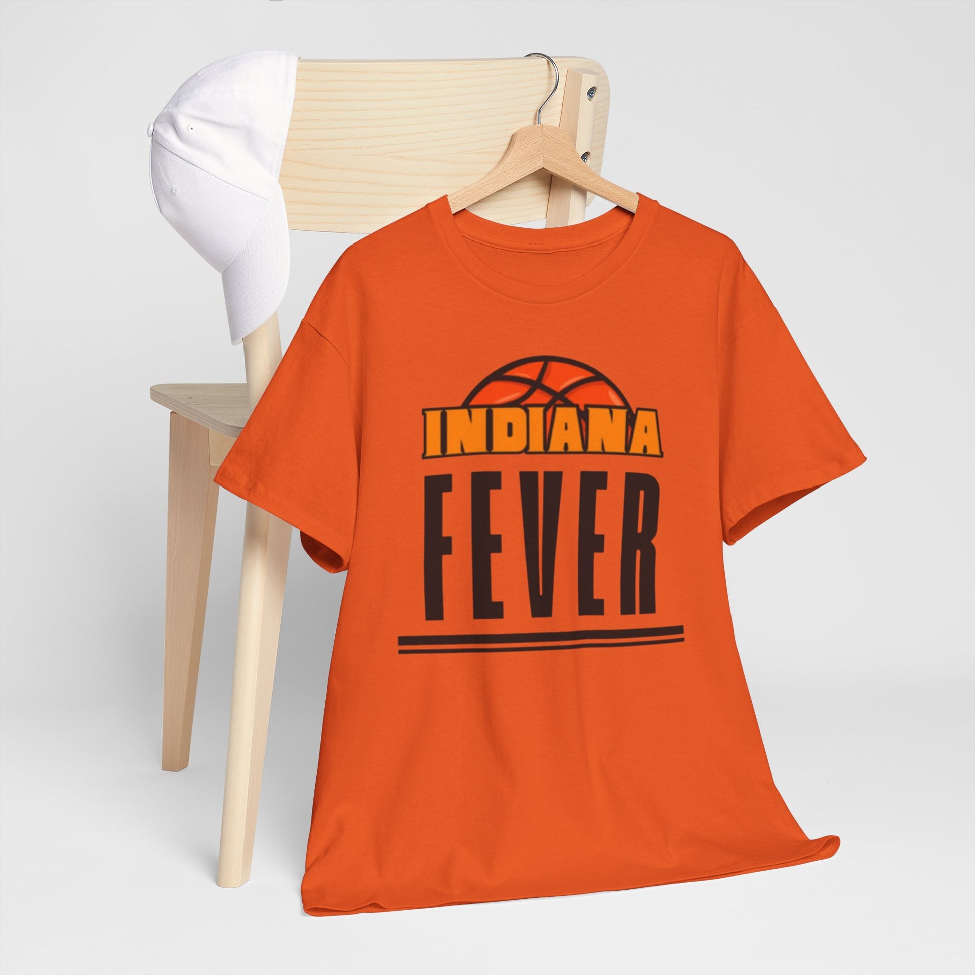 Chocolate Indiana Fever Basketball T‑Shirt — Retro Tee