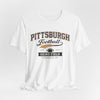 Lavender Pittsburgh Football T‑Shirt — Heinz Field Vintage Crew Tee