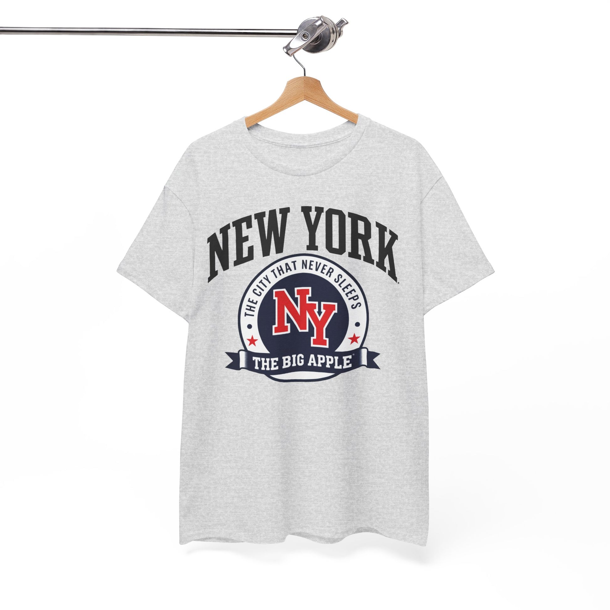 White Smoke New York The Big Apple Tee — NY City That Never Sleeps Graphic T‑Shirt