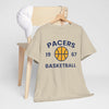 Gray Pacers Basketball Tee – Vintage 1967 Basketball Graphic Shirt