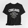 Black Chicago Hockey Team Tee — Windy City Vintage Hockey Shirt