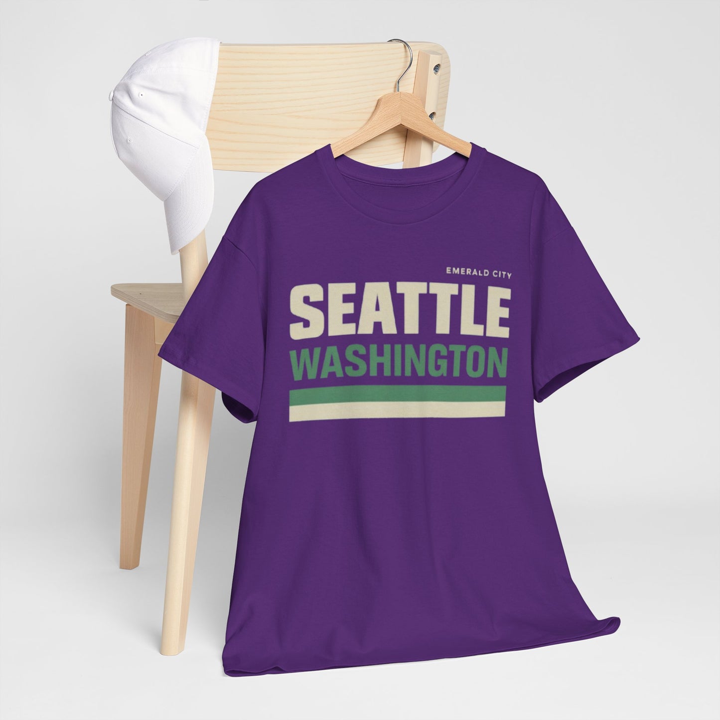Seattle Washington Vintage Tee — Emerald City Retro Graphic T-Shirt