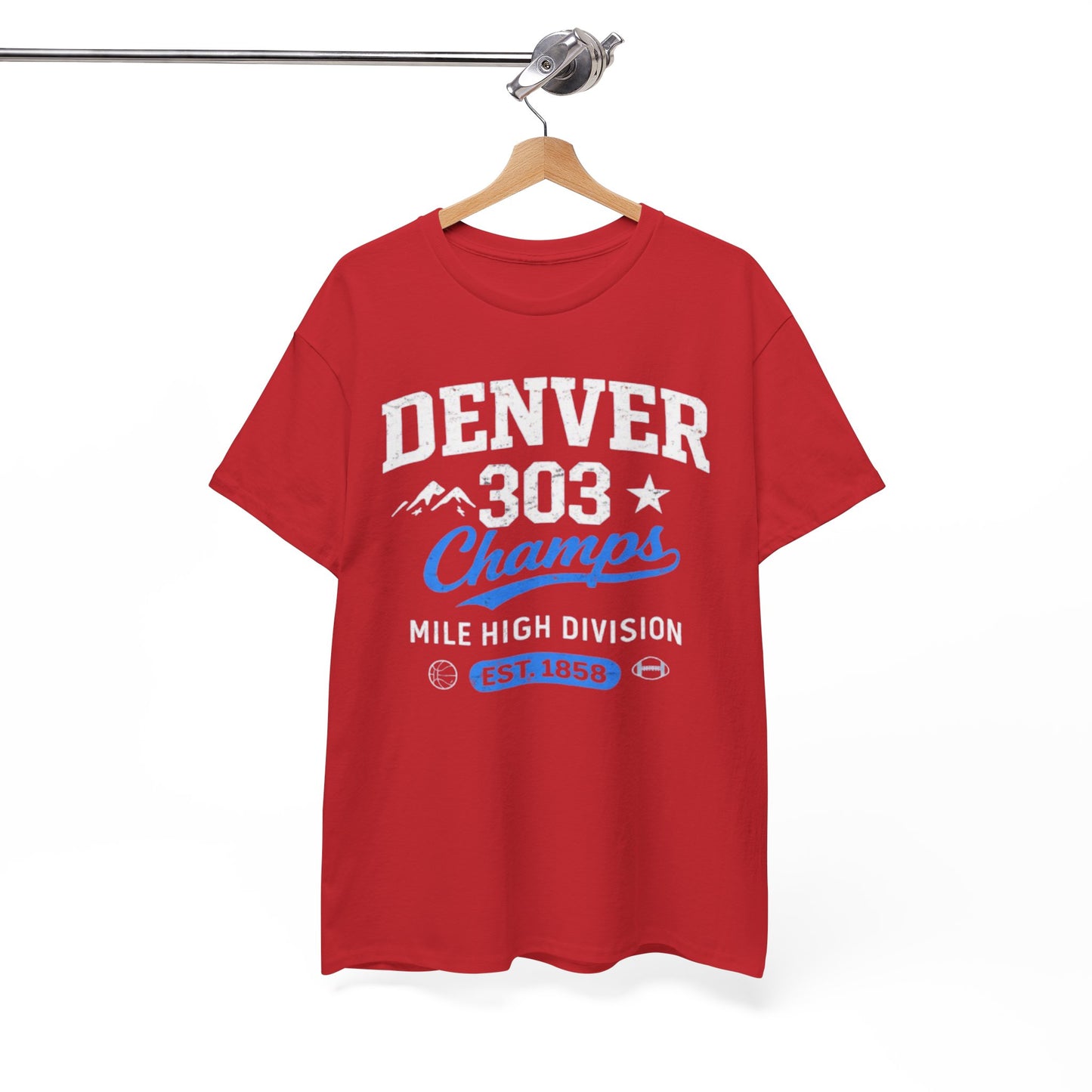 Denver 303 Champs T‑Shirt — Mile High Division Graphic Tee