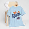 Light Blue Athletic Division NY Vintage Graphic Tee collegiate style t-shirt
