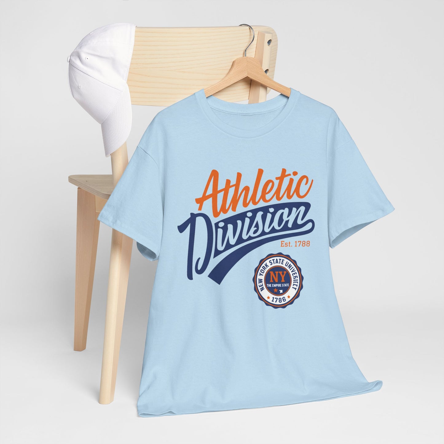 Athletic Division NY Vintage Graphic Tee collegiate style t-shirt