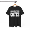 White Smoke Indianapolis Colts InnanaPliss Cotes Tee — Bold Text Graphic T-Shirt