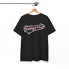 White Smoke Indianapolis Script Tee — Vintage City Baseball  T‑Shirt