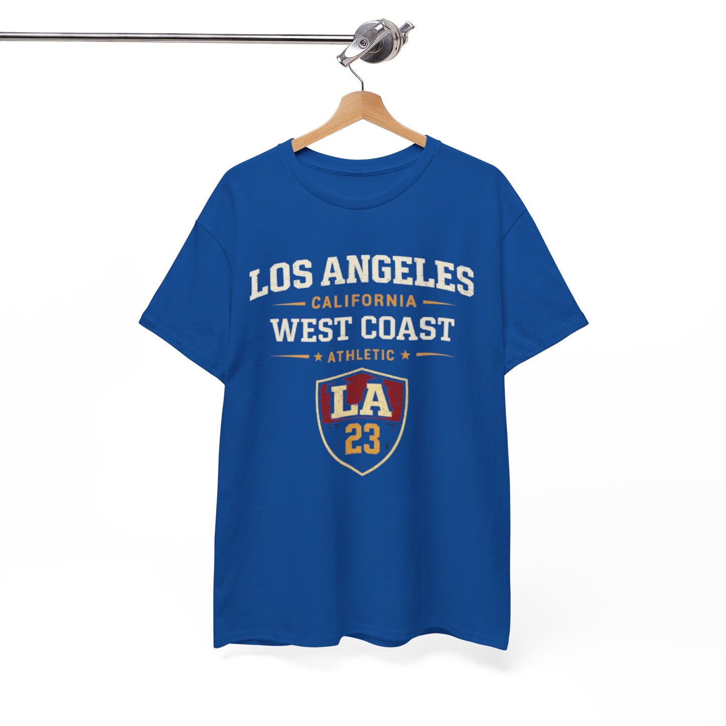 White Smoke Los Angeles West Coast Athletic Graphic T-Shirt – Retro LA Streetwear Tee