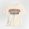 Antique White Chicago Football Since 1920 T Shirt – Vintage Orange Navy Classic American Sports Tee