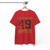 White Smoke San Francisco 49 Golden City Graphic T-Shirt – Vintage Sports City Design