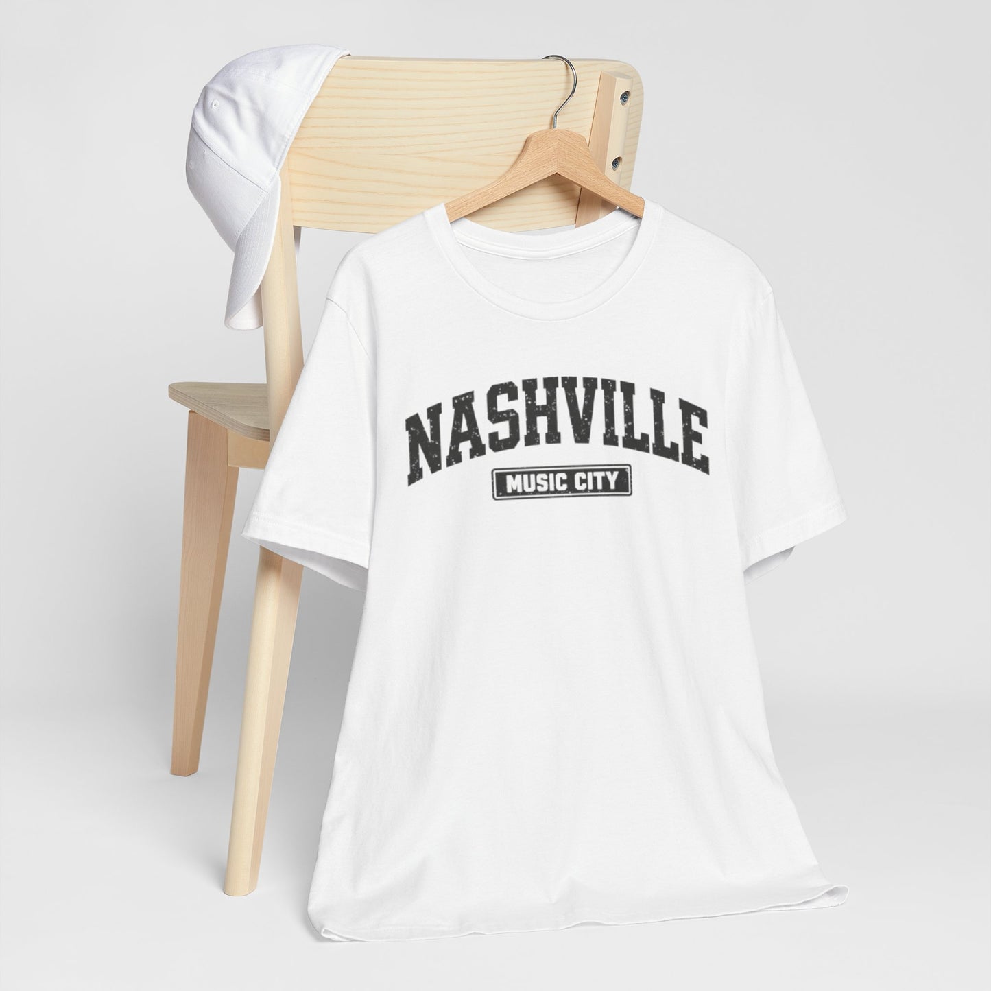 Lavender Nashville Music City Tee — Collegiate Vintage T-Shirt Vintage 90s Streetwear