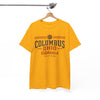 White Smoke Columbus Ohio Athletics Tee — City Club Vintage Sports T-Shirt